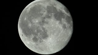 Canon FD 100300 F56 on AF101 Moontest 600mm 1200mm 2400mm handheld [upl. by Nnylrahc]