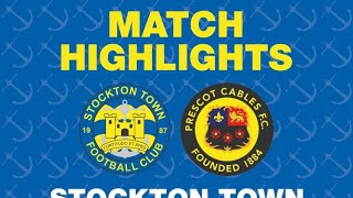 HIGHLIGHTS  Stockton Town 32 Prescot Cables [upl. by Nylssej]