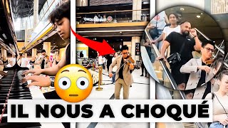 Un VIOLONISTE surgit des les escalators pendant que je jouais du PIANO  RÉACTION INCROYABLE [upl. by Rep]