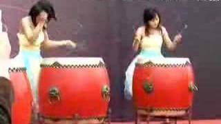 Chengdu girls drumming [upl. by Bergeron192]