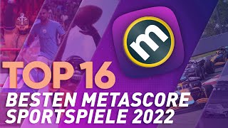 TOP 16  Die BESTEN METASCORE Sportspiele 2022 [upl. by Schofield99]