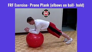 Prone Plank Hold on ball [upl. by Odranreb926]