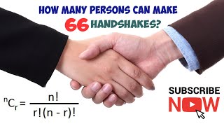 How to Find the number of Handshakes  Combination  Handshake Probelm [upl. by Leihcey534]