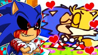 SONIC LOVES TAILS SonicEXE Reacts Ultimate “Sonic The Hedgehog” Recap Cartoon [upl. by Jamilla]