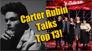 BreakingDown THE VOICE 21 Top 13 with Carter Rubin [upl. by Laehplar]