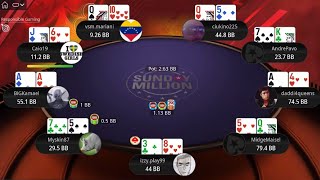 🇮🇹 €250 Sunday MILLION 1M Guaranteed Mystery Bounty  Final Table Poker Replays [upl. by Sjoberg578]