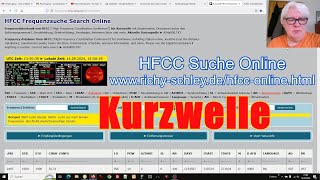 Kurzwelle Frequenzsuche quotHFCC Onlinequot ► Shortwave Frequency Search [upl. by Bobette388]