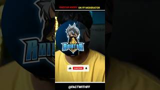 RAISTAR ANGRY ON FREE FIRE MODERATOR 🤬🔥 shorts factwithff trending [upl. by Attenborough717]