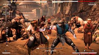 MKX SubZero Cryomancer Cold Blooded x4 Combo 47 [upl. by Eissim912]