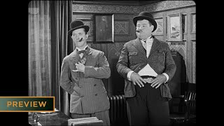 Laurel amp Hardy Year One  Restoring Laurel amp Hardy  Clip HD [upl. by Faxun]