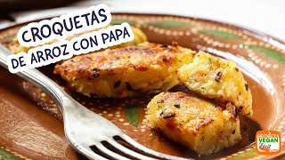 Si tienes arroz en la despensa o en el refrigerador tienes que hacer estas croquetas [upl. by Muna887]