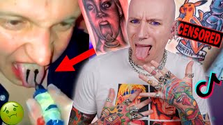 These Tattoos Will Make You SICK  NEW Tattoo TikTok Fails 3  Roly [upl. by Yci]