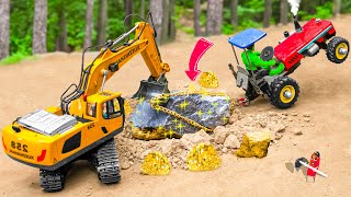 diy tractor mini excavator fully loaded with sand  tractor excavator work  Do Excavators Work [upl. by Pirzada]