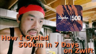 Ralpha Festive 500  How I Cycled 500km in 7 Days on Zwift  Strava Challenge [upl. by Brenden]