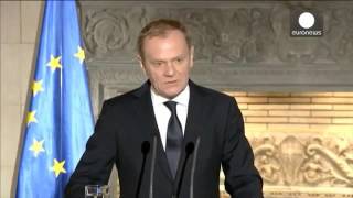 Tusk aux migrants économiques Ne venez pas en Europe [upl. by Pru]