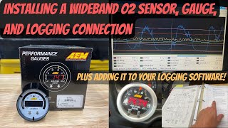 Installing a Wideband O2 Sensor Gauge and Logging Connection [upl. by Shaughn]