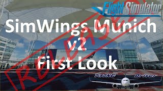 SimWings Munich v2 FIRST LOOK [upl. by Nesila]