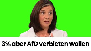 Katrin GöringEckardt fordert AfDVerbot bei Hart aber Fair [upl. by Valida]