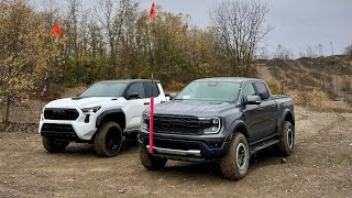 2024 Toyota Tacoma TRD Pro vs Ranger Raptor  POV Off Road Comparison [upl. by Aloz768]