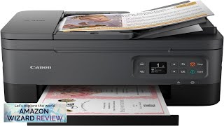 Canon PIXMA TR7020a AllinOne Wireless Color Inkjet Printer with Duplex Printing Mobile Review [upl. by Ayotl]