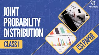 Joint Distribution  CS1  Actuarial Statistics  Class 1  Praveen Patwari Sir [upl. by Namad]