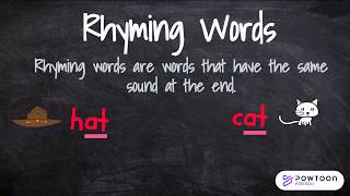 Rhyming Words for Kids  Rhyming Words  Kindergarten and Grade 1 Rhyme [upl. by Engelhart]