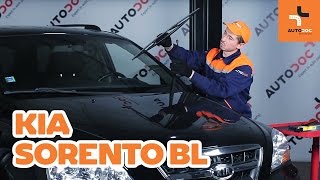 Wie KIA SORENTO BL Scheibenwischer vorne wechseln TUTORIAL  AUTODOC [upl. by Pamela472]