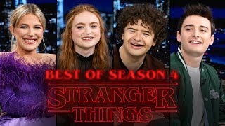 The Best of Stranger Things S4 Millie Bobby Brown Sadie Sink Gaten Matarazzo and Noah Schnapp [upl. by Terrene]