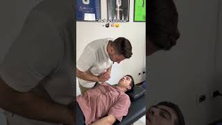 Trattamento del diaframma 👨🏻‍💼 osteopata osteopatia thrust asmr [upl. by Nerad]