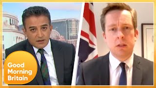 Adil Ray Hits Out At Tory MP In Furious Debate Over Govts Rwanda Refugee Plan  GMB [upl. by Terrence831]