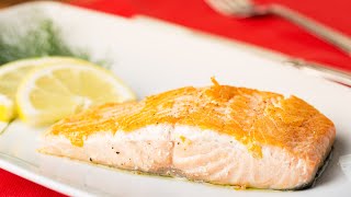 Salmone in padella  Una ricetta che piace a tutti [upl. by Ayikur86]