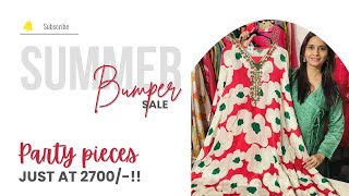 BUMPER SALE  Party Wear  Coord Sets  Kaftans  Summer Sale  TattvByGunjan fashion [upl. by Eened]