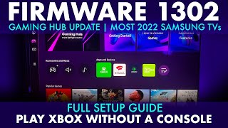 Setup Samsung Gaming Hub w Xbox Cloud on your Samsung TV [upl. by Placidia597]