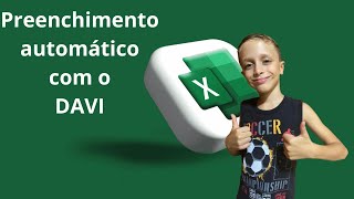 Excel  Preenchimento automático com o Davi [upl. by Leimad718]