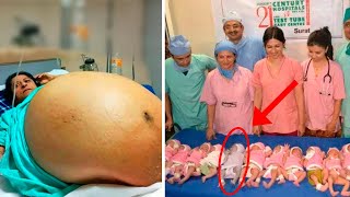 Mother Gives Birth to 10 Babies and Doctors Realize One of Them Isnt a Baby Biggest Shock [upl. by Chelsae]