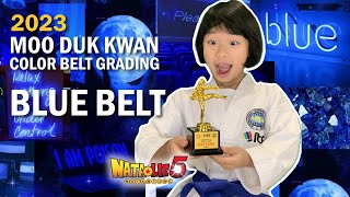 ITF TKD Blue Belt Grading from Moo Duk Kwan 2023  Natalie Ng [upl. by Denton]