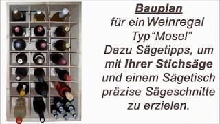 Anleitung ein Weinregal aus Holz günstig selber bauen ebay [upl. by Aicnorev318]