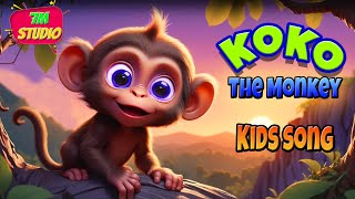 Koko the Monkey Song  Fun amp Educational Nursery Rhyme for Kids  kidssongs toddlermusic [upl. by Gnilsia602]