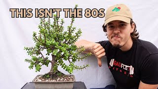 I Got Rid of the BUSH  Portulacaria Afra Bonsai [upl. by Paulie881]