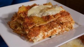 Classic Three Cheese Lasagne  Rossellas Cooking with Nonna [upl. by Laeahcim]