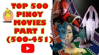 Top 500 Pinoy Movies Part 1 500451 [upl. by Resay]