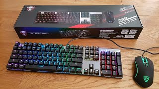 Motospeed CK888 Gaming Keyboard Hands on Review and Test [upl. by Jannery]