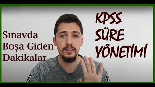 Kpss Süre Yönetimi  Sınavda derslere ayırdığım süre  Çözüm sıralamam [upl. by Dnalloh357]