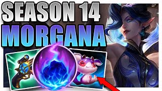 SEASON 14 MORGANA SUPPORT GAMEPLAY GUIDE [upl. by Ashlee]