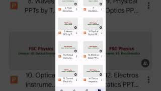 FSc PPTs Physics Part 1 and 2 [upl. by Inasah692]