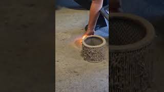 How to clean a shop vac filter with firecracker [upl. by Anyrb]