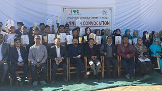 Annual convocation day held at ITI Kargil  Distributes Trade Certificate [upl. by Annawahs]