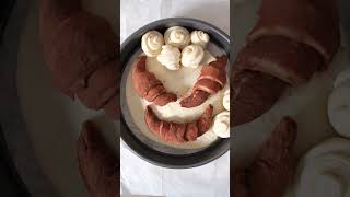 Pumpkin Galette w Mini Croissants minicroissants croissant baking recipe [upl. by Hermie185]