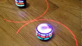 Tons Of Fun At Night  TomTop Flash PegTop Spinner [upl. by Willcox931]