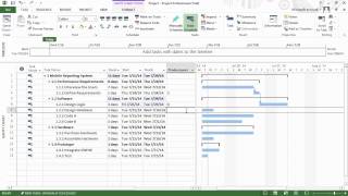 07 How to enter predecessor information to create a project schedule [upl. by Eellah]